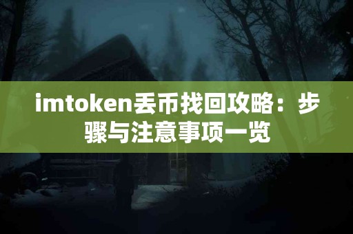 imtoken丢币找回攻略：步骤与注意事项一览